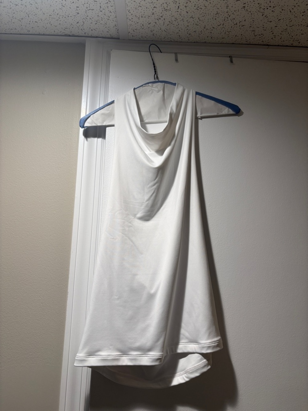 NWT Loft Versa White Cowl Neck Sleeveless Tunic Top w/ 5% spandex for great fit